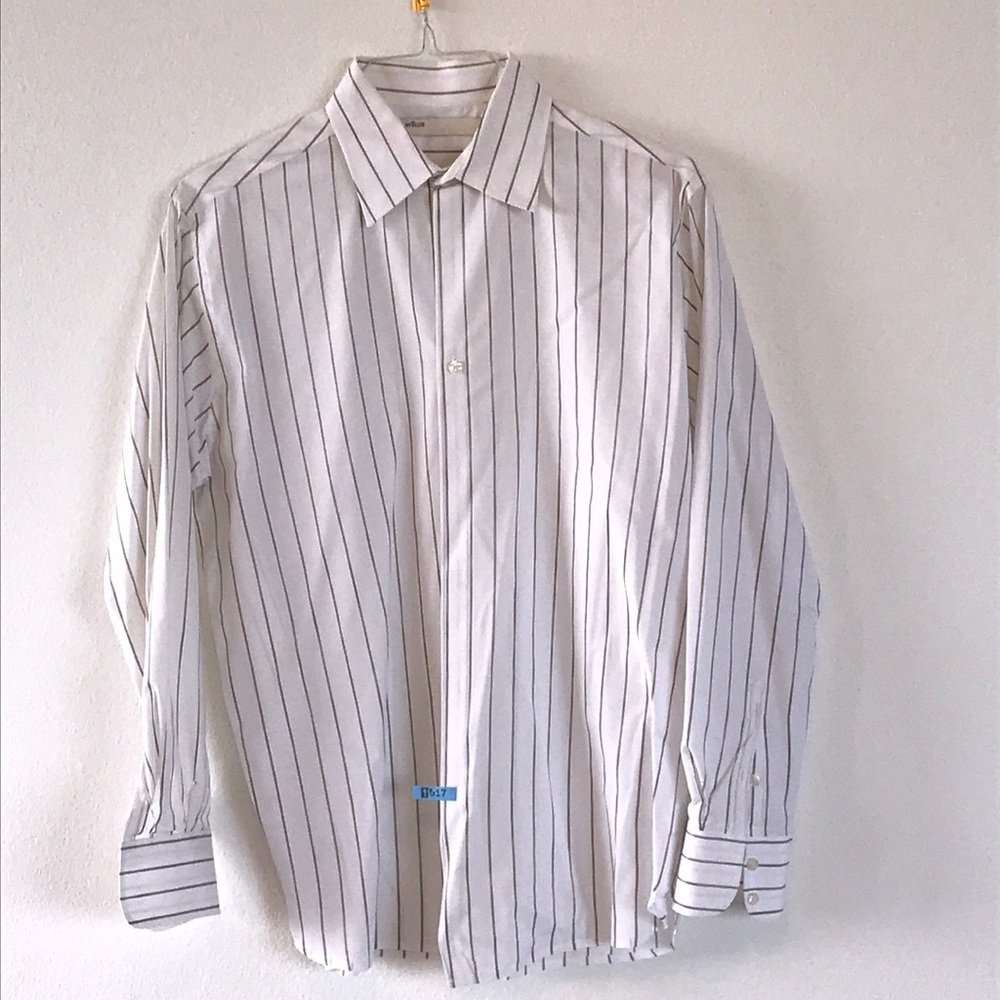 ❤️PerryEllis Men’s Dress Shirt Double Button cuff - Picture 1 of 5